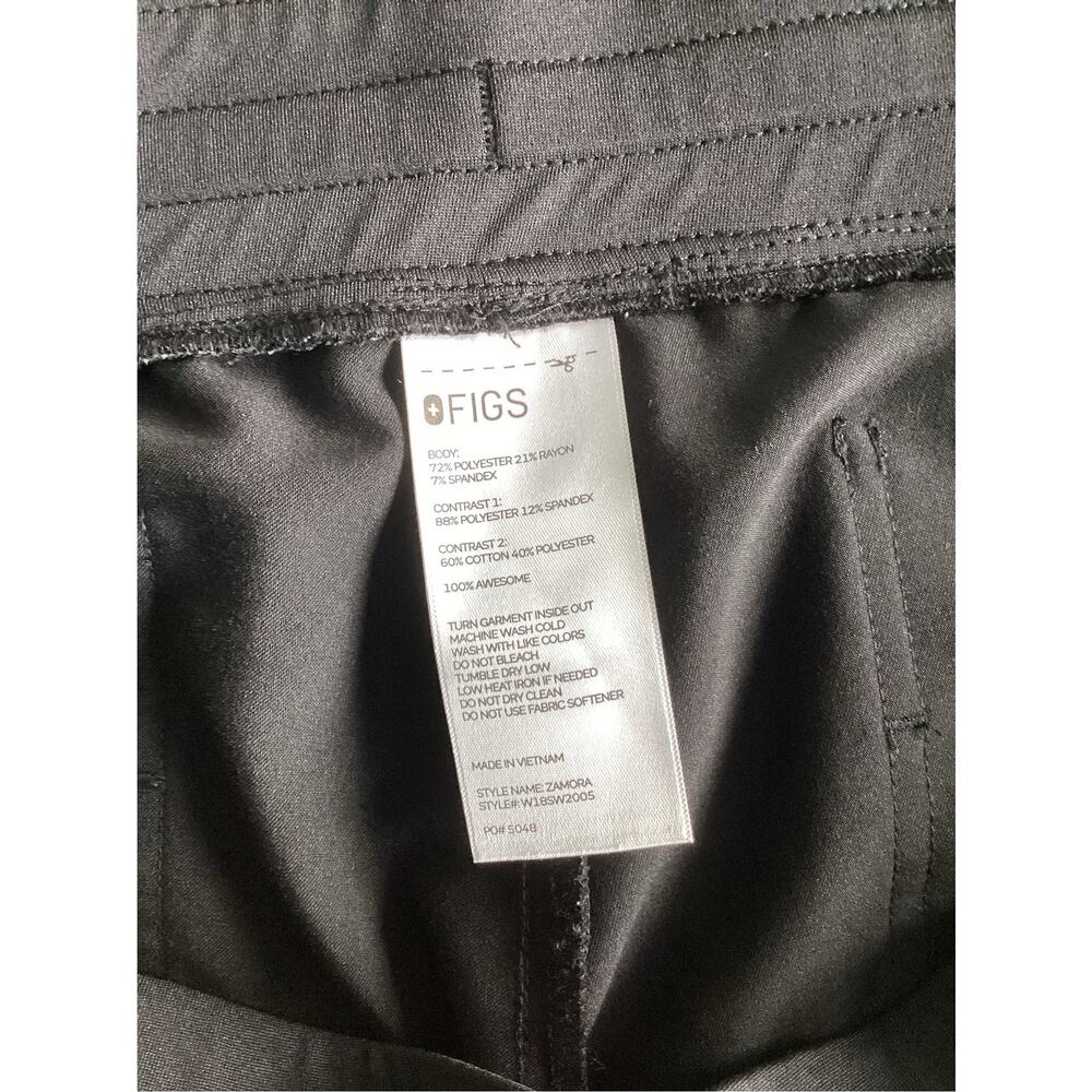 Figs Black Zamora Jogger Scrub Pants Size XL black - Picture 7 of 12